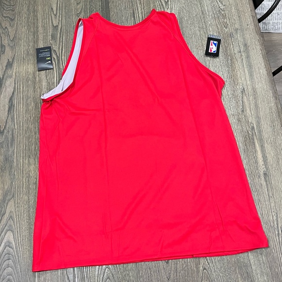 NWT Nike NBA Team Player Issue Basketball Jersey Vest Reversible Red 2XLT - Picture 6 of 7